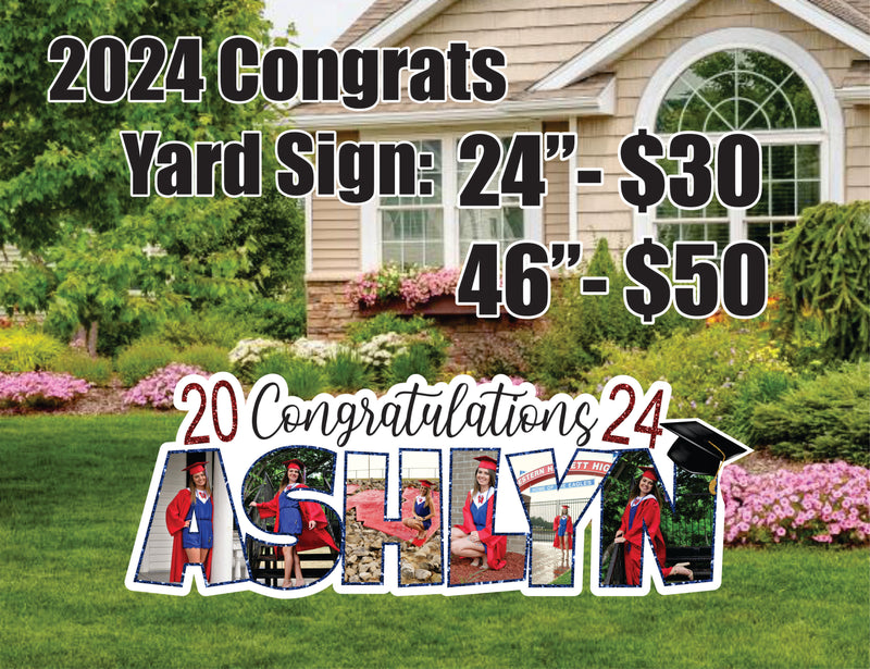 2024 Congratulations Graduation Sign