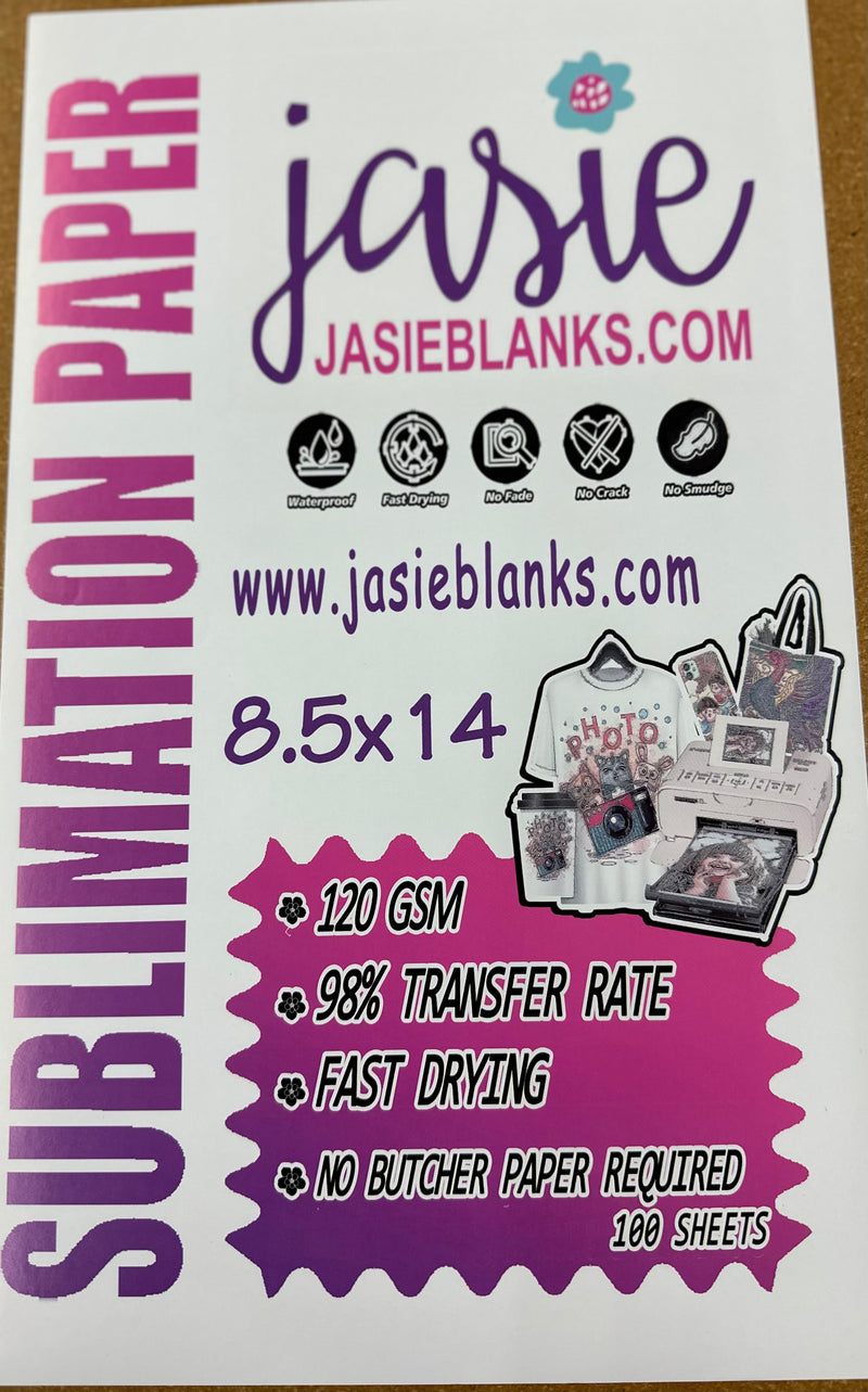 JB Sublimation paper - 8.5x14