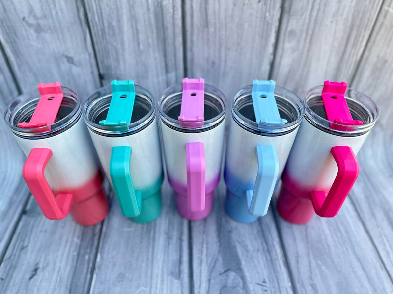 40oz Ombre Shimmer Sublimation Tumbler