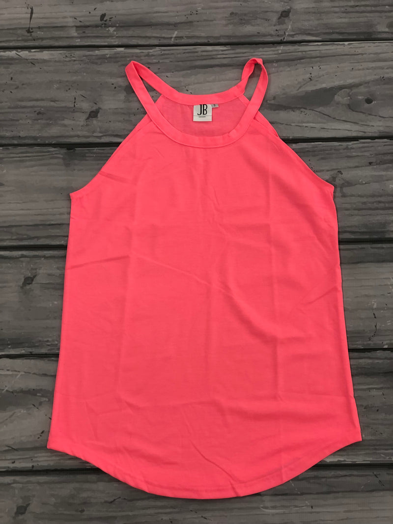 Rocker Tank- Neon Pink