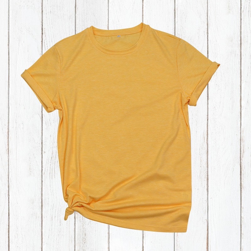 Polyester T-Shirt -Heather Daisy