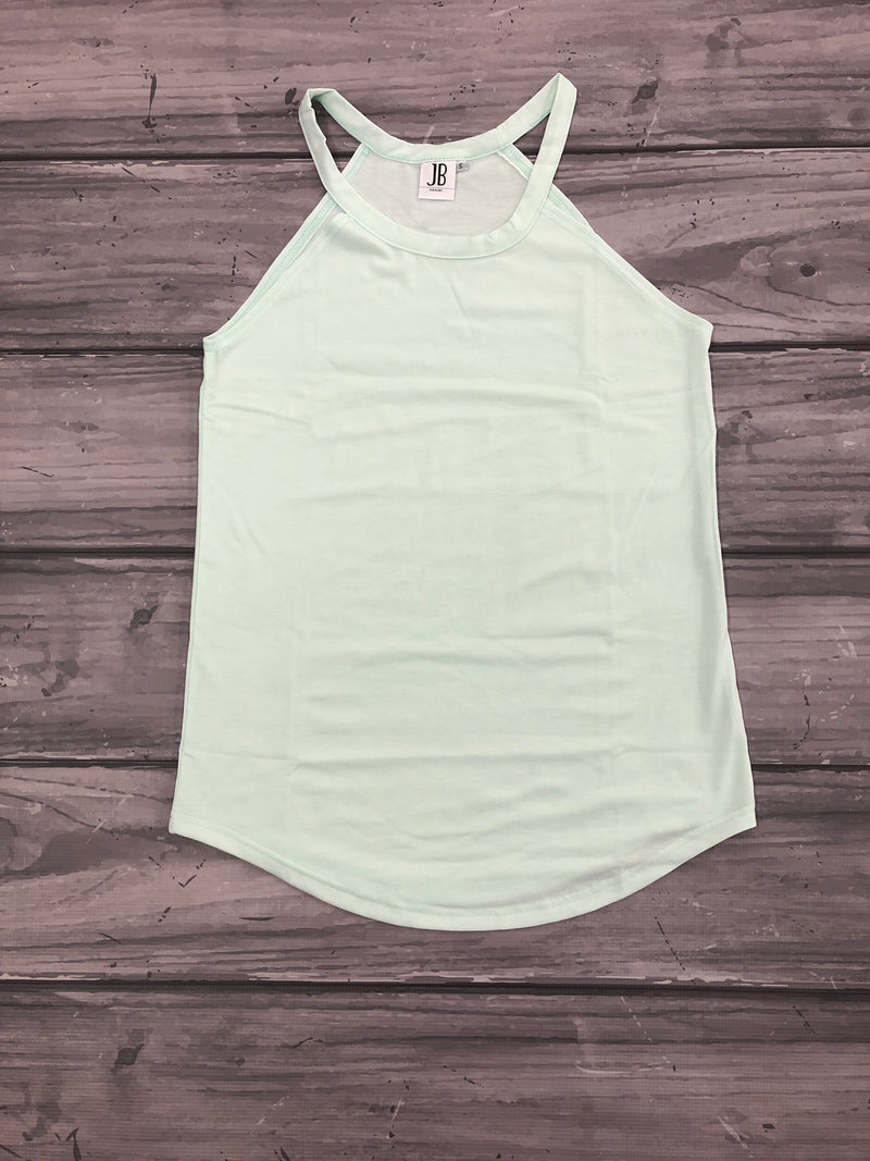 Rocker Tank- Seafoam