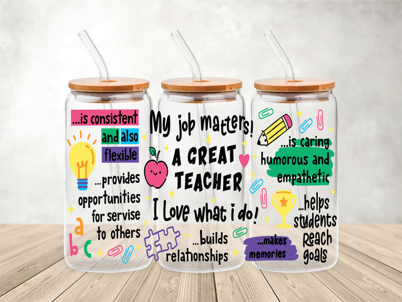 A Great Teacher - UV DTF Wrap