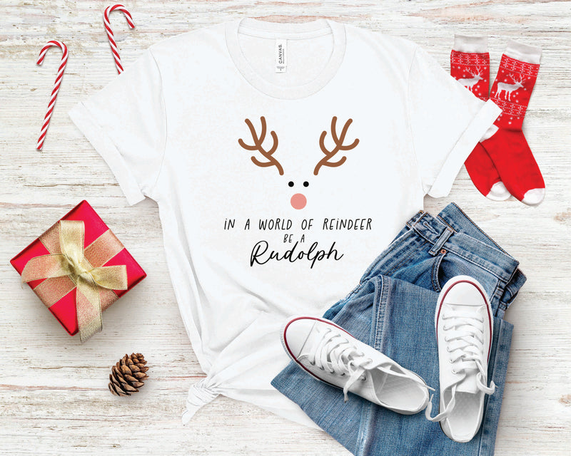 Boho World Of Reindeer Be A Rudolph - Transfer