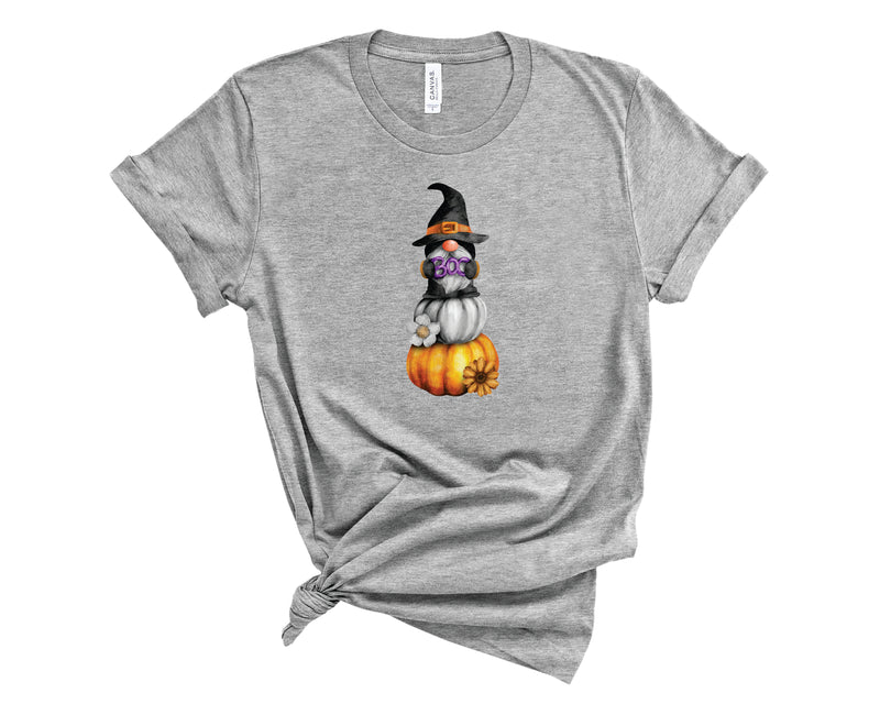 Boo Gnome Stacked Pumpkin - Graphic Tee