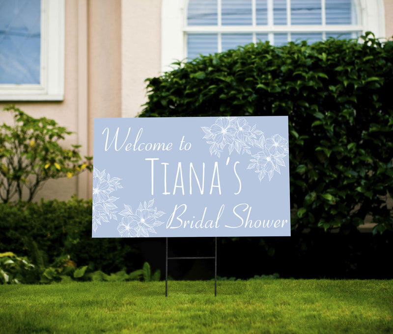 Customizable Bridal Shower Yard Sign