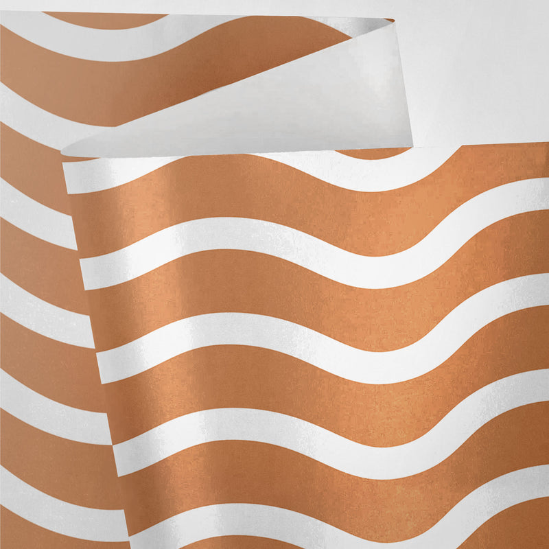 Brown Swirls Wrapping Paper