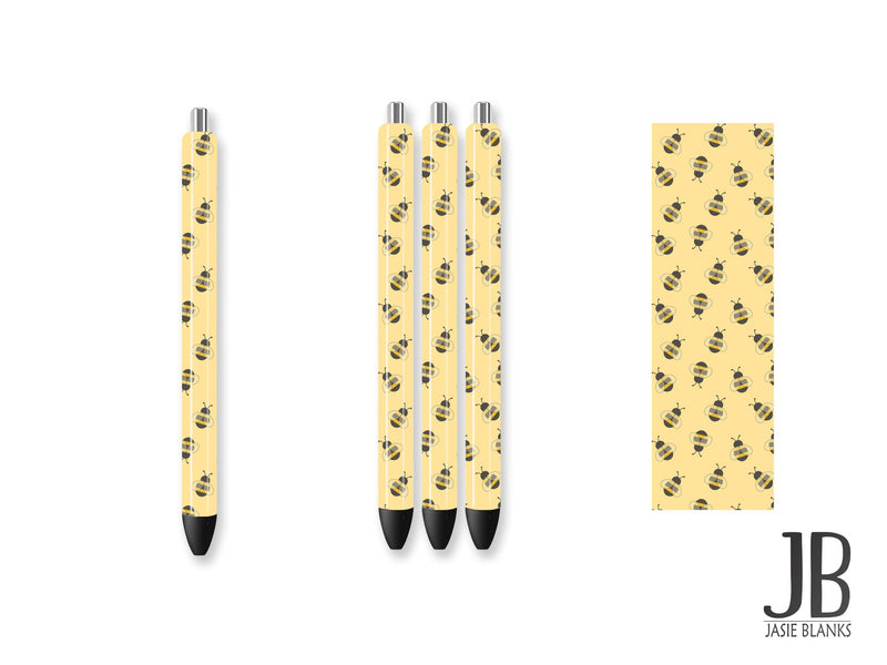 Pen Wrap-Busy BumbleBee-Yellow