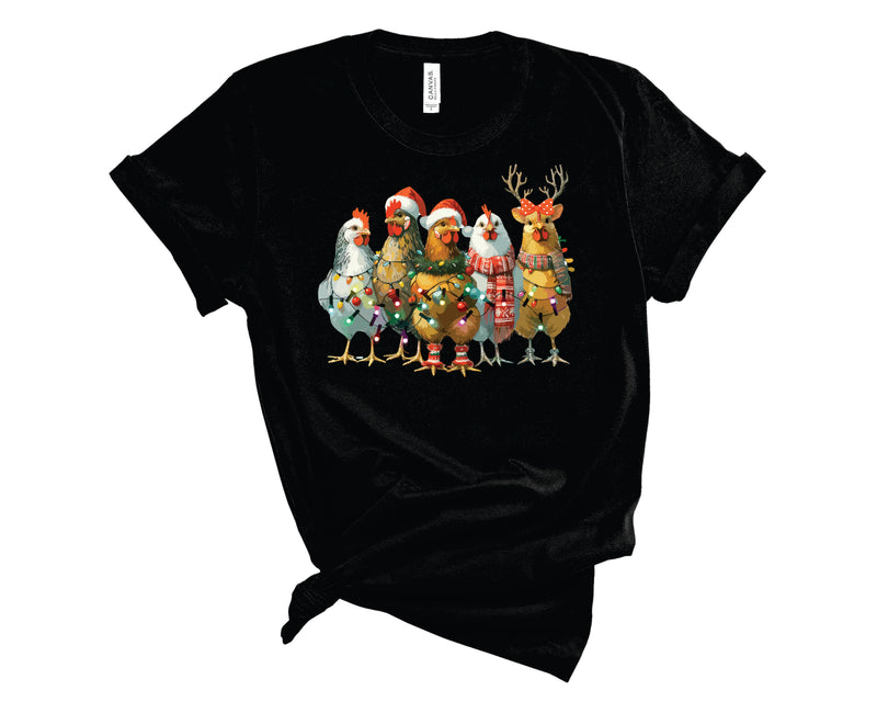 Christmas Chickens - Graphic Tee