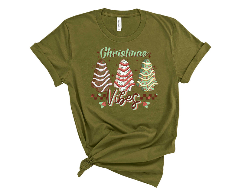 Christmas Vibe Tree Cake - Graphic Tee