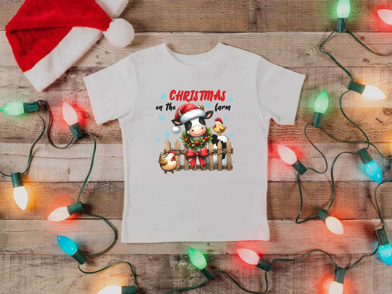 Christmas On The Farm  - Graphic Tee