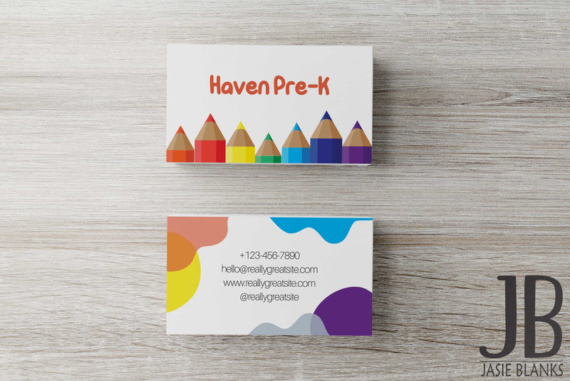 Colored Pencils Business Card