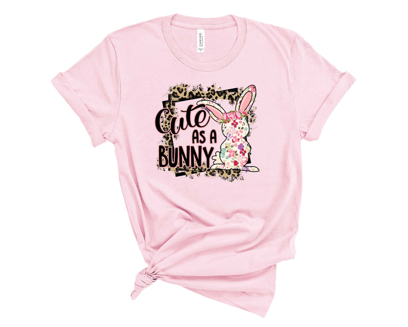 Cute As A Bunny Floral - Transfer