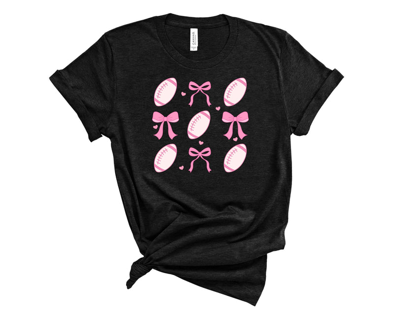 FOOTBALL PINK BOW-Transfer