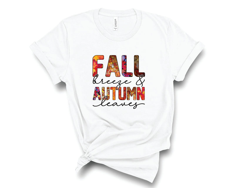 Fall Breeze & Autumn Leaves - Graphic Tee
