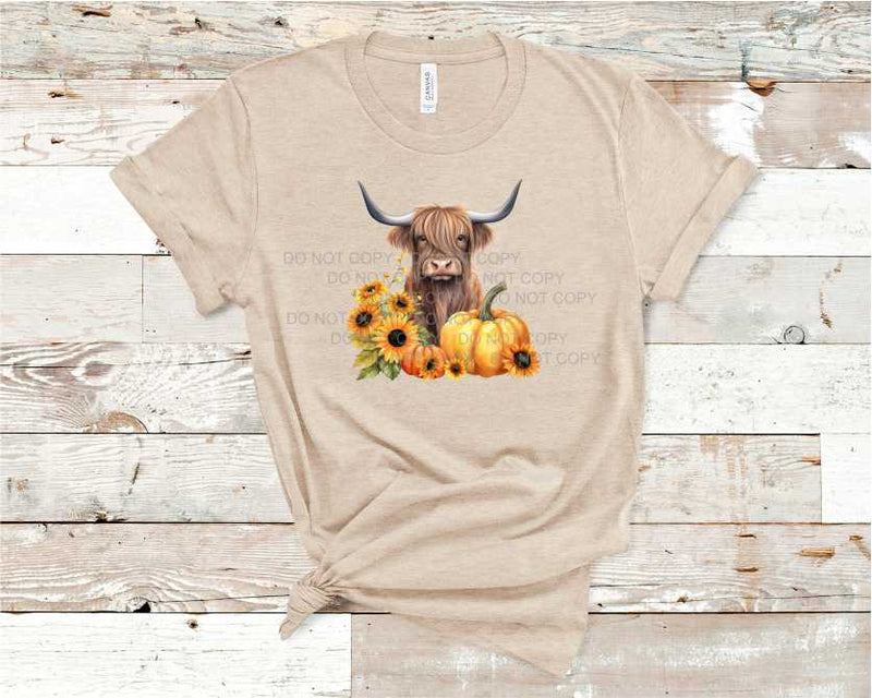 Fall Highland Cow - Graphic Tee