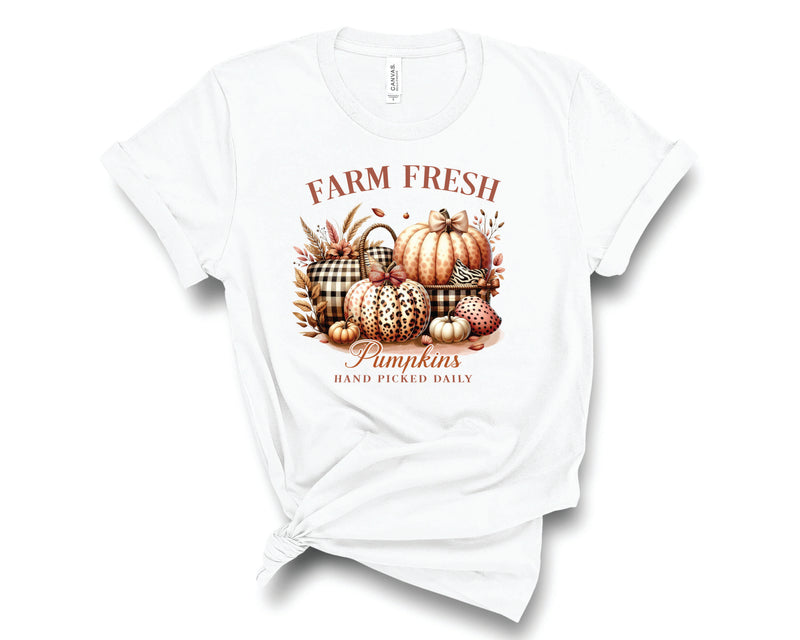 Farm Fresh Pumpkins Plaid - Transfer