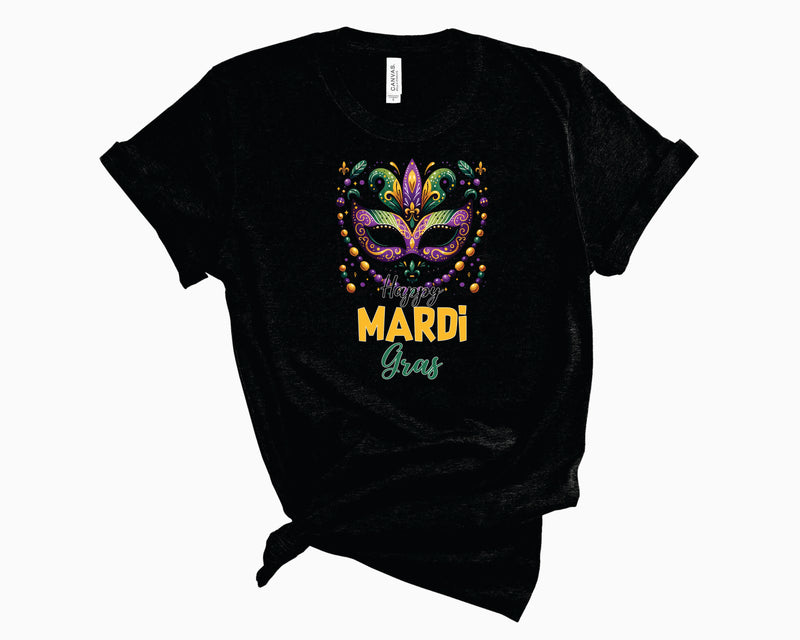 Happy Mardi Gras Mask - Transfer