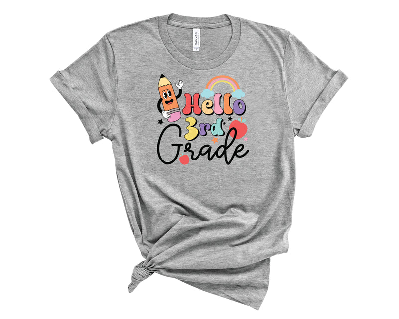 Hello 3rd Grade Pencil - Transfer