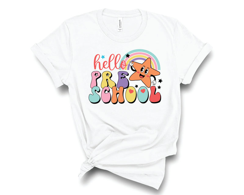 Hello Pre-K Star Rainbow - Transfer