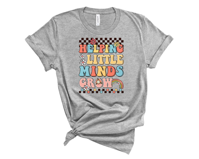 Helping Little Minds Grow Checkered - Transfer