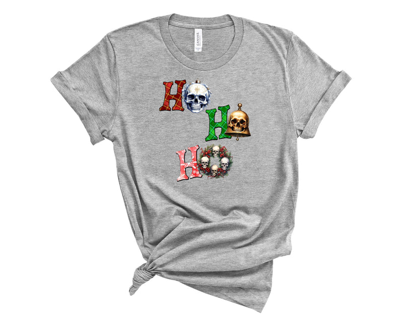 Ho Ho Ho Skull Santa - Graphic Tee