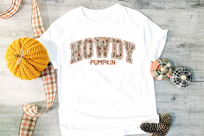 Howdy Pumpkin-Retro-Transfer