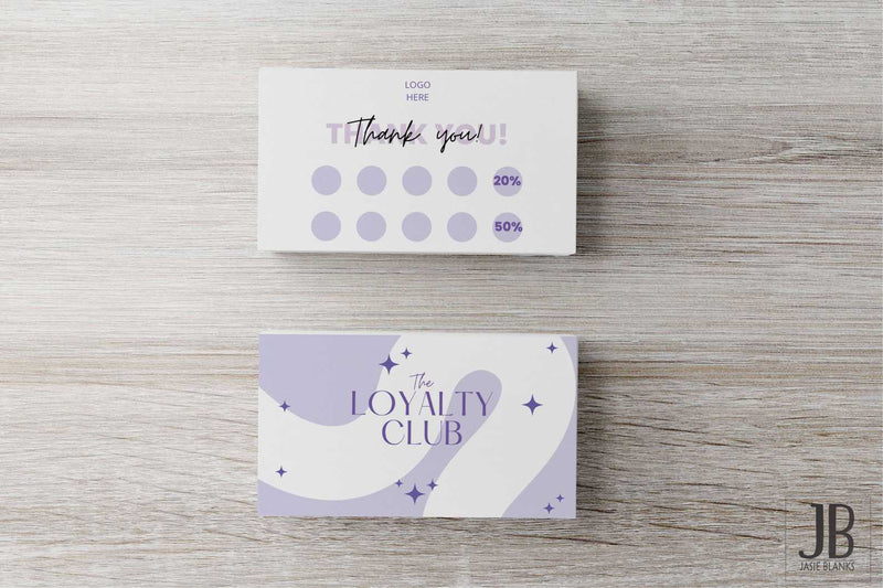 Lavender Star Loyalty Card