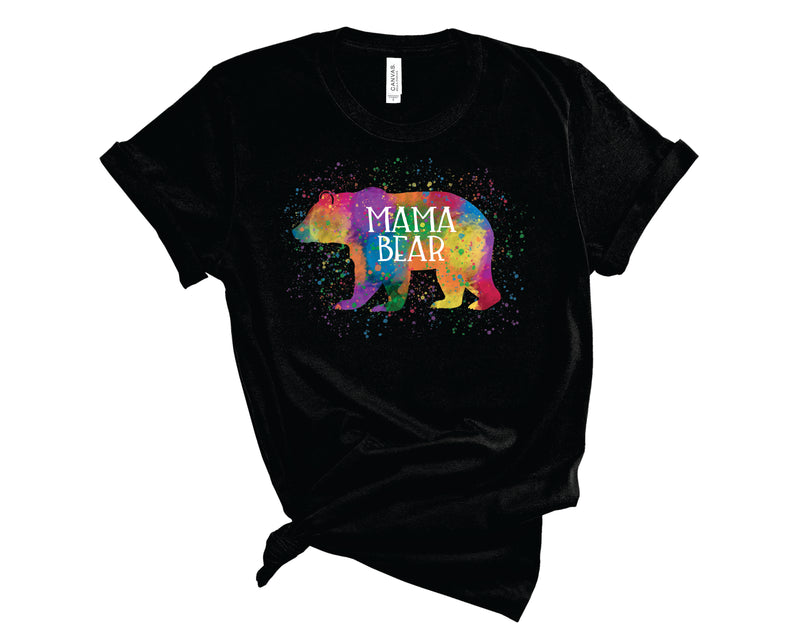 Mama Bear Paint Splatter - Transfer