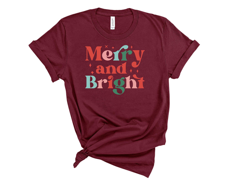 Merry & Bright Retro - Transfer