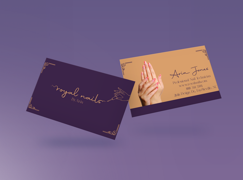 Nail Art Business Card