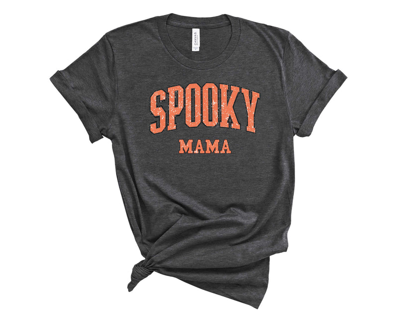 Orange Spooky Mama - Graphic Tee
