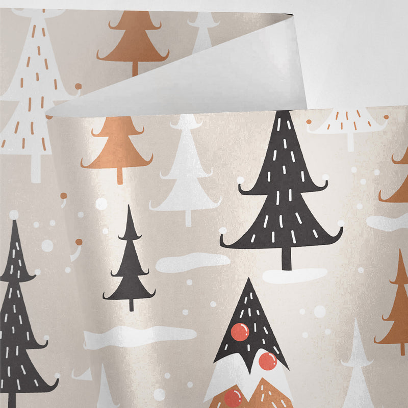 White Pine Trees Wrapping Paper