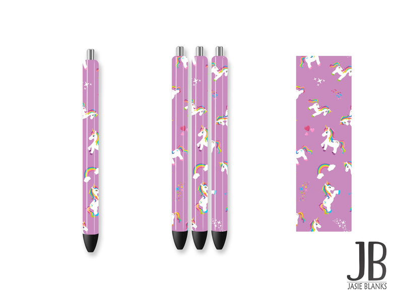 Pen Wrap-Purple Unicorn