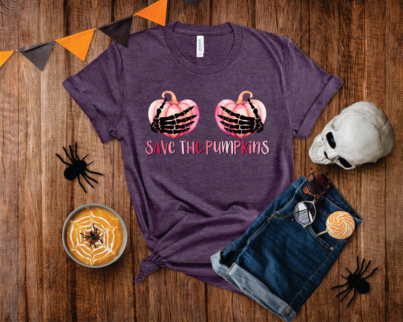 Save The Pumpkins Pink-Transfer