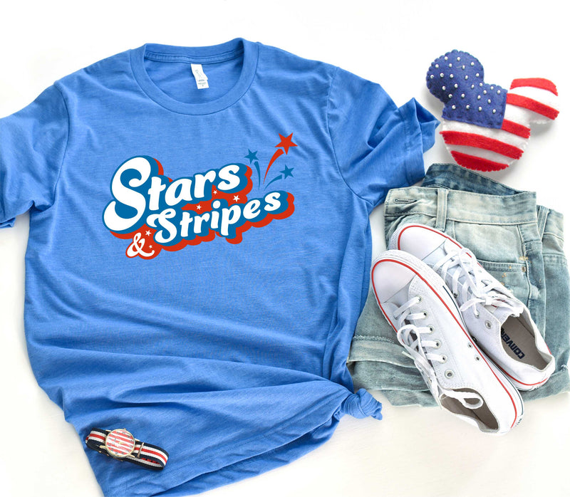 Stars and Stripes Retro  - Transfer