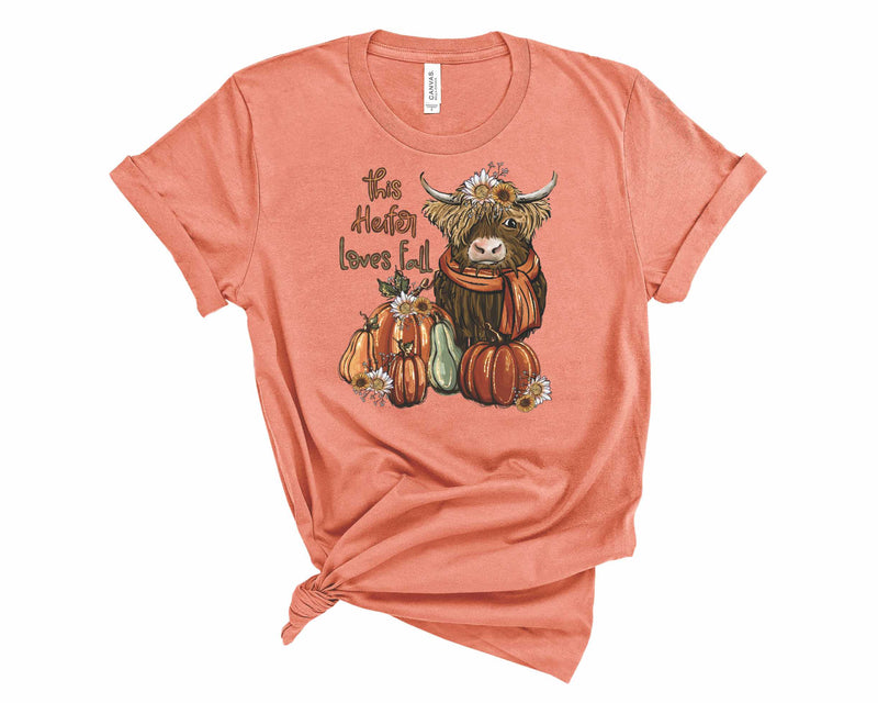 This Heifer Loves Fall -Highland Cow  - Graphic Tee