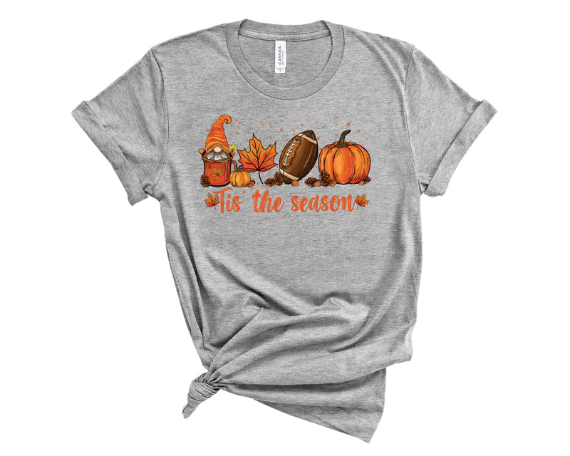 Tis The Season Gnome Football - Graphic Tee