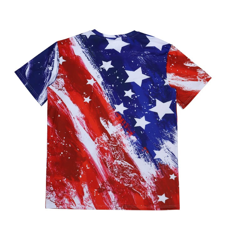 Polyester Bleach T-Shirt - 'Merica