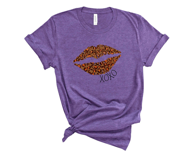 XOXO Leopard Lips- Transfer