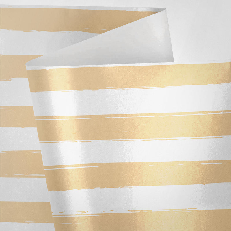 Yellow Stripes Wrapping Paper