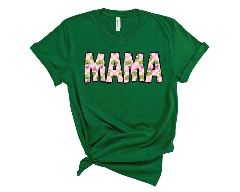 Doodle Pink Christmas Mama- Transfer