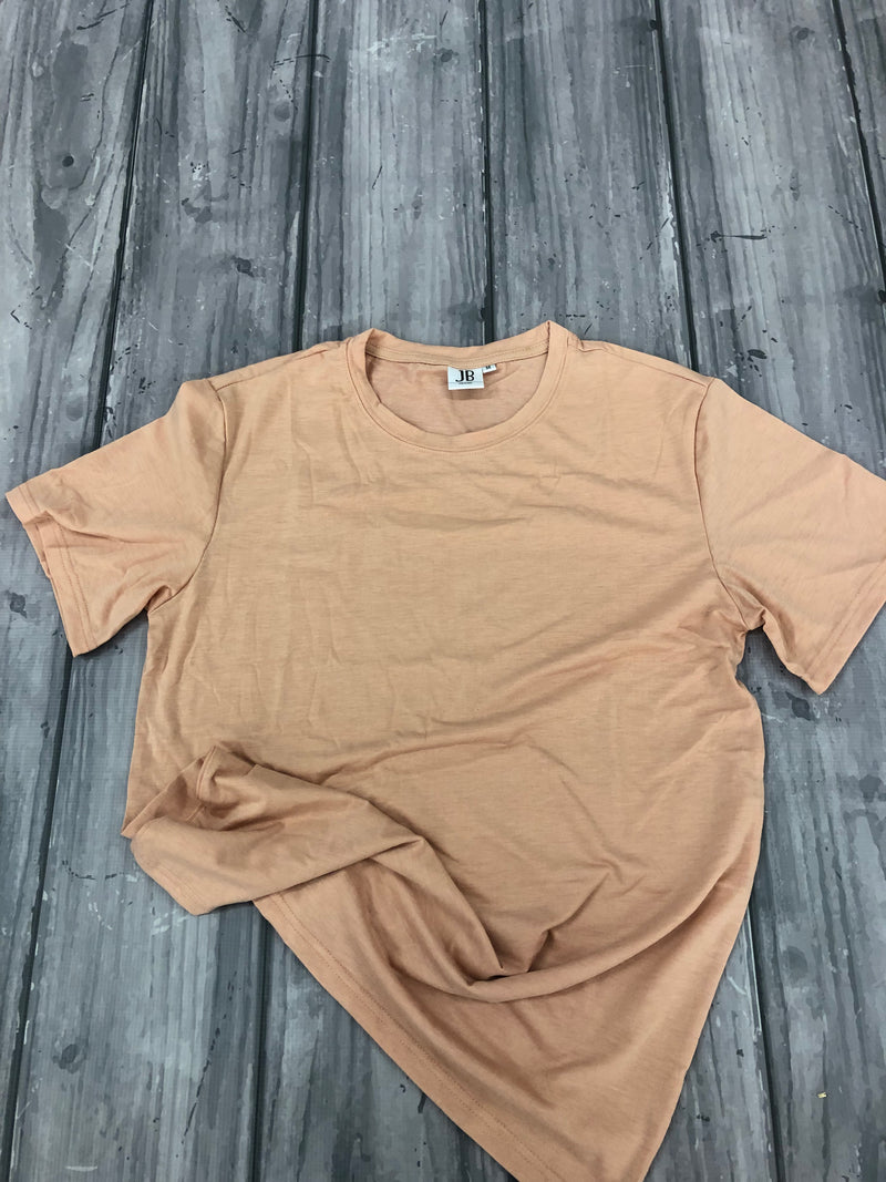 Polyester T-Shirt- Dusty Pink