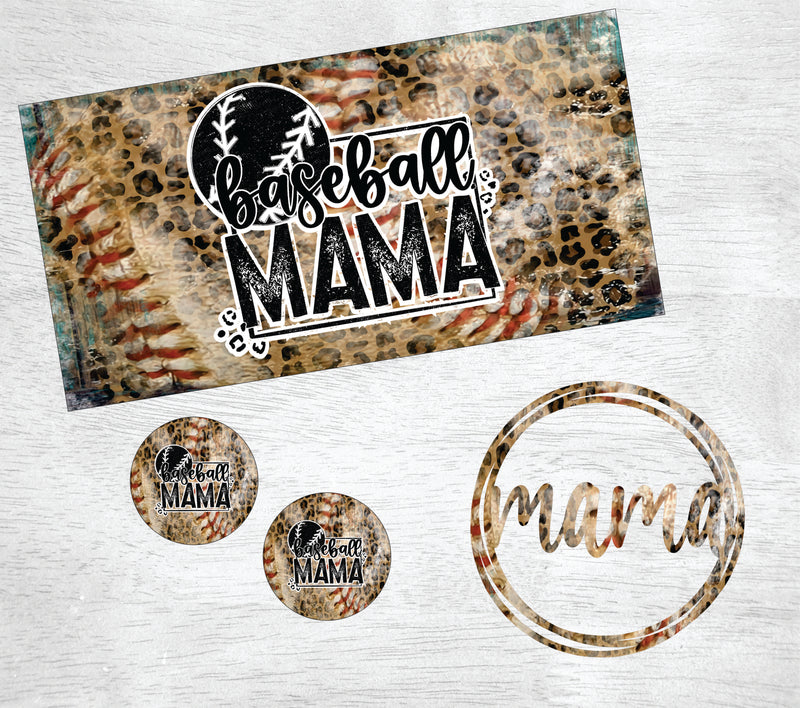 Leopard Baseball Mama Car Kit