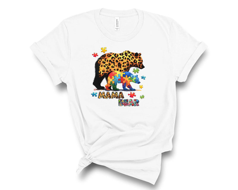 Mama Bear- Leopard & Puzzle - Transfer