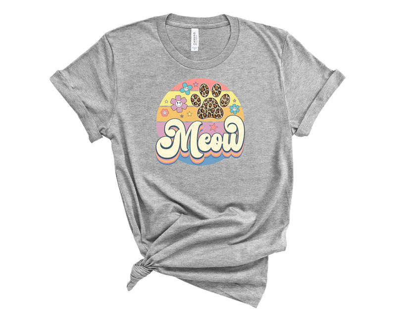 Meow Circle Retro- Transfer