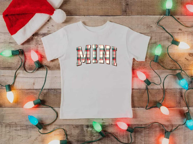 MINI Christmas Plaid - Graphic Tee