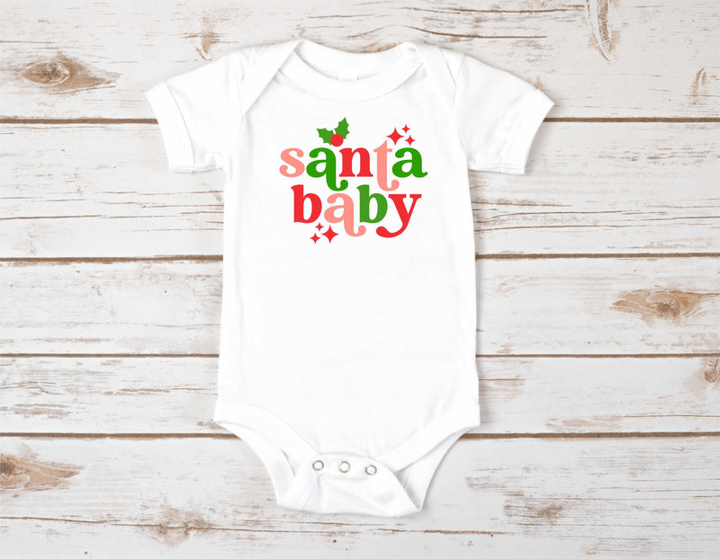 Santa Baby Retro Sparkle- Transfer