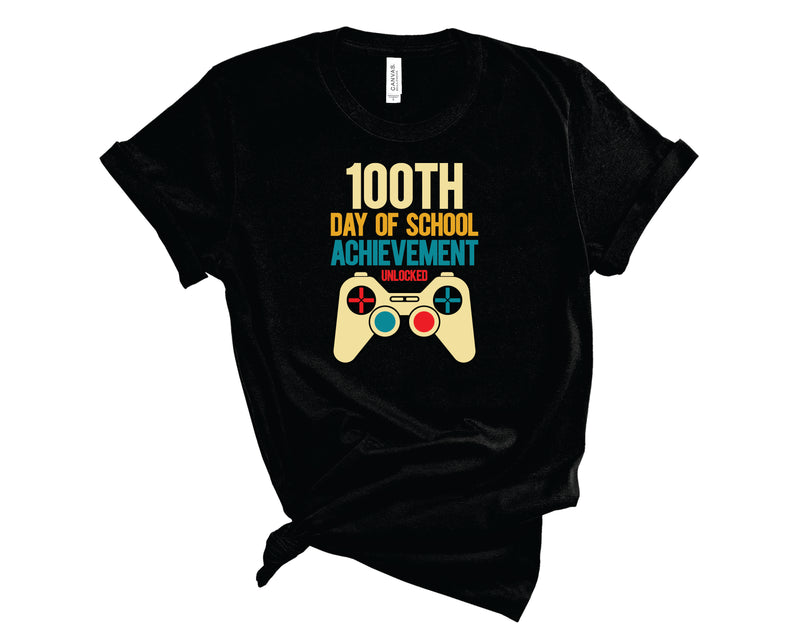 100th Day Achievement Unlocked - Graphic Tee