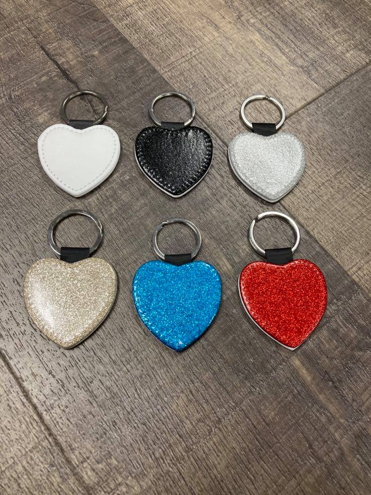 Heart Sublimation Keychain